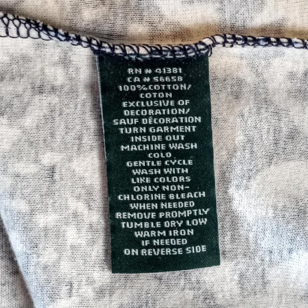Lauren Ralph Lauren Monogram Cotton Print Tee - Picture 6 of 6